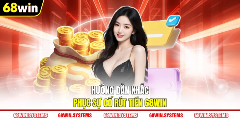 Hướng dẫn khắc phục sự cố rút tiền 68WIN